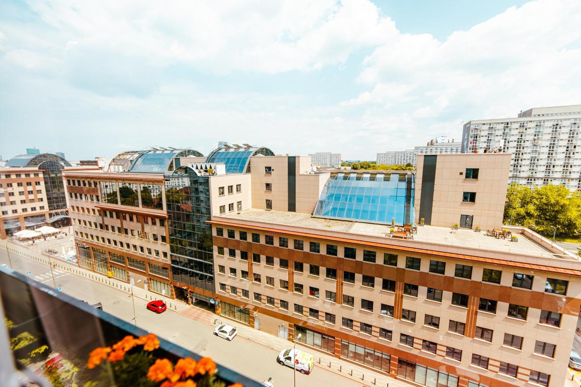 Industrial 9Th Floor Central Apartment With Balcony And Views Warsaw Ngoại thất bức ảnh