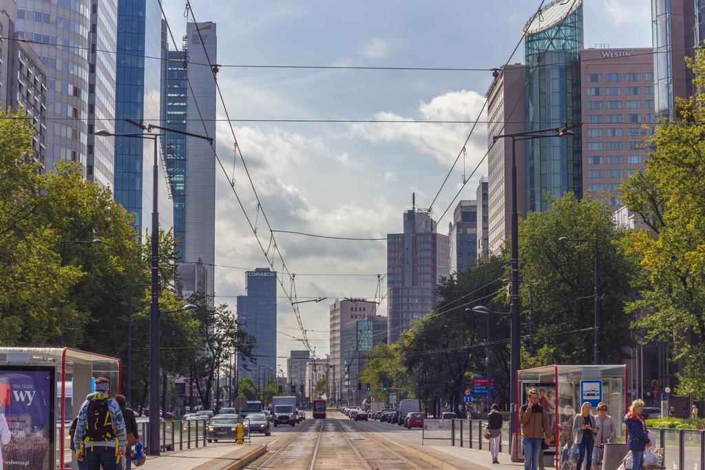 Industrial 9Th Floor Central Apartment With Balcony And Views Warsaw Ngoại thất bức ảnh